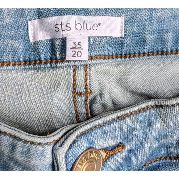 STS Blue Molly Jean Short High Rise Cuffed Color Culbertson Size 35/20 - Picture 10 of 11